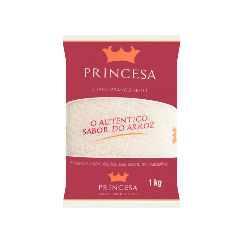 ARROZ PRINCESA BRANCO 1 KG